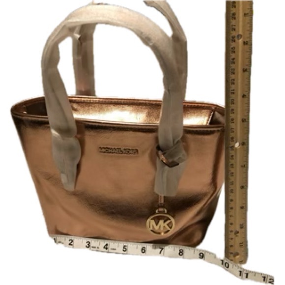 Michael Kors Metallic Primrose Dual Wear Tote - Picture 4 of 15